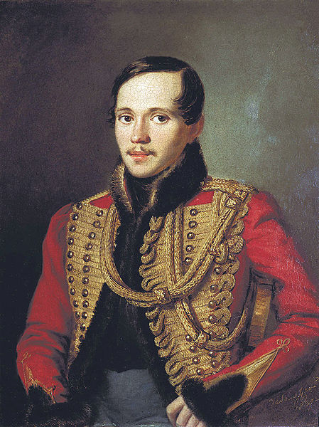 Mikhail Yurievich Lermontov 1837 by Pyotr Zabolotsky  Tretyakov Gallery Moscow